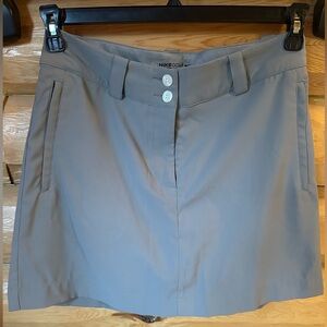 Nike Gray Midi Golf Skort